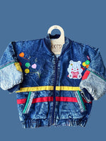 RC Baby 90s ‘Bear-y’ Acid Wash Denim Jacket