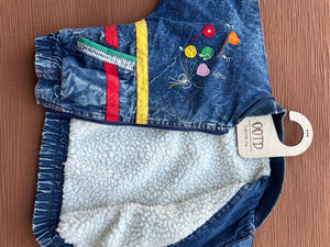 RC Baby 90s ‘Bear-y’ Acid Wash Denim Jacket