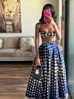 Vintage Midnight Polka Dot 2PC